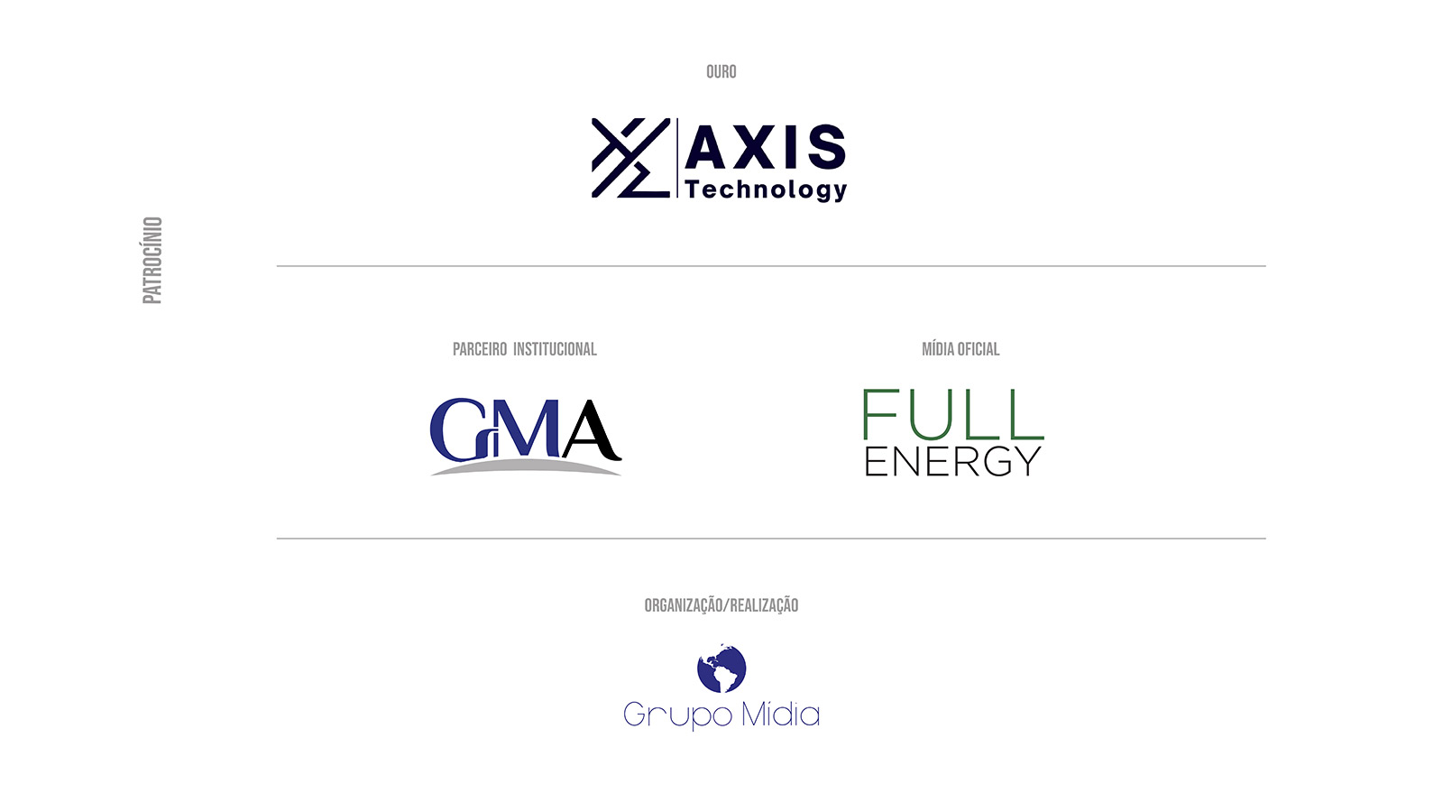Patrocinadores Welcome Energia 2026