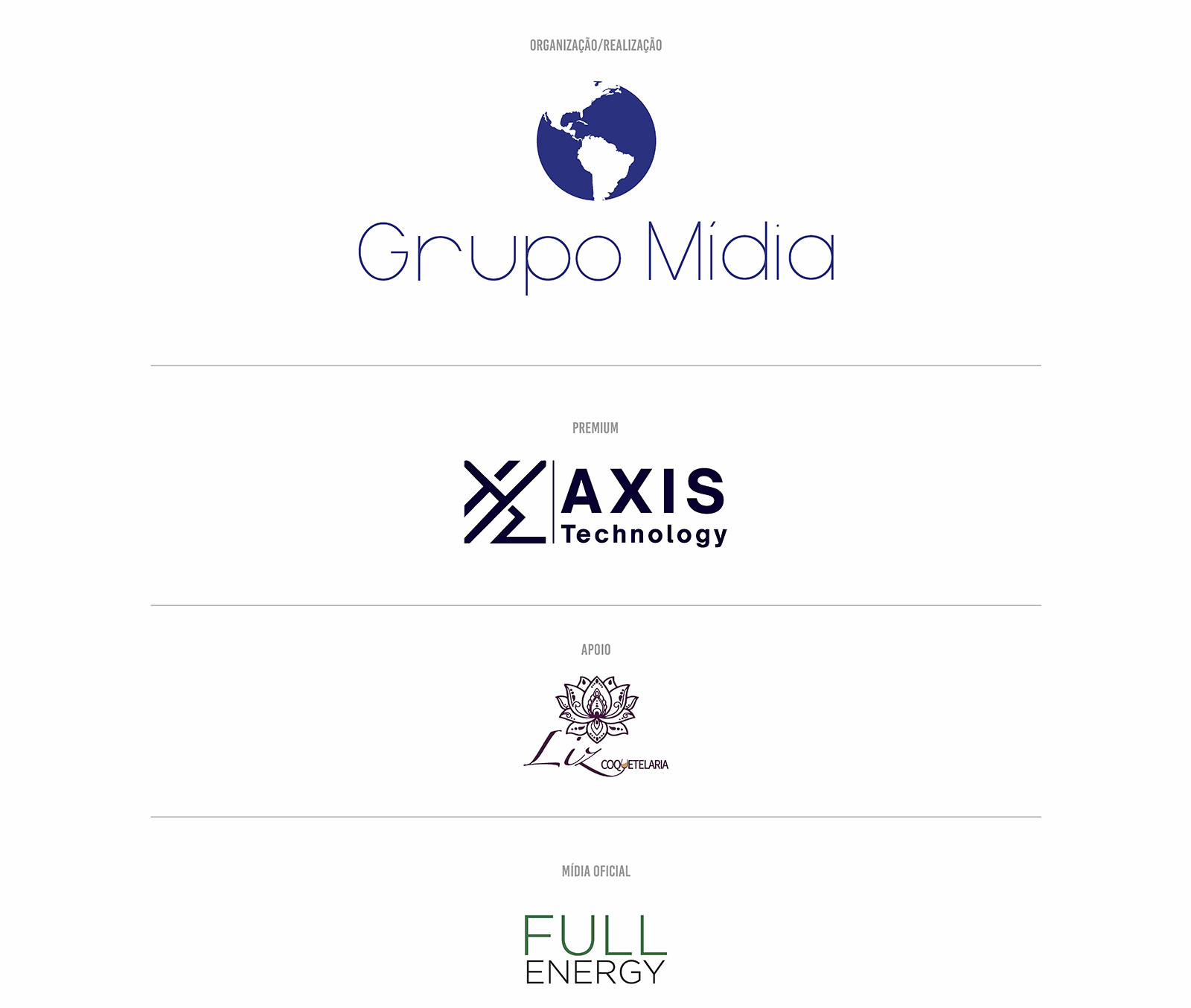 Patrocinadores Welcome Energia 2026
