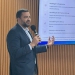 O diretor do CEPETRO, Marcelo Souza de Castro, na abertura do evento.